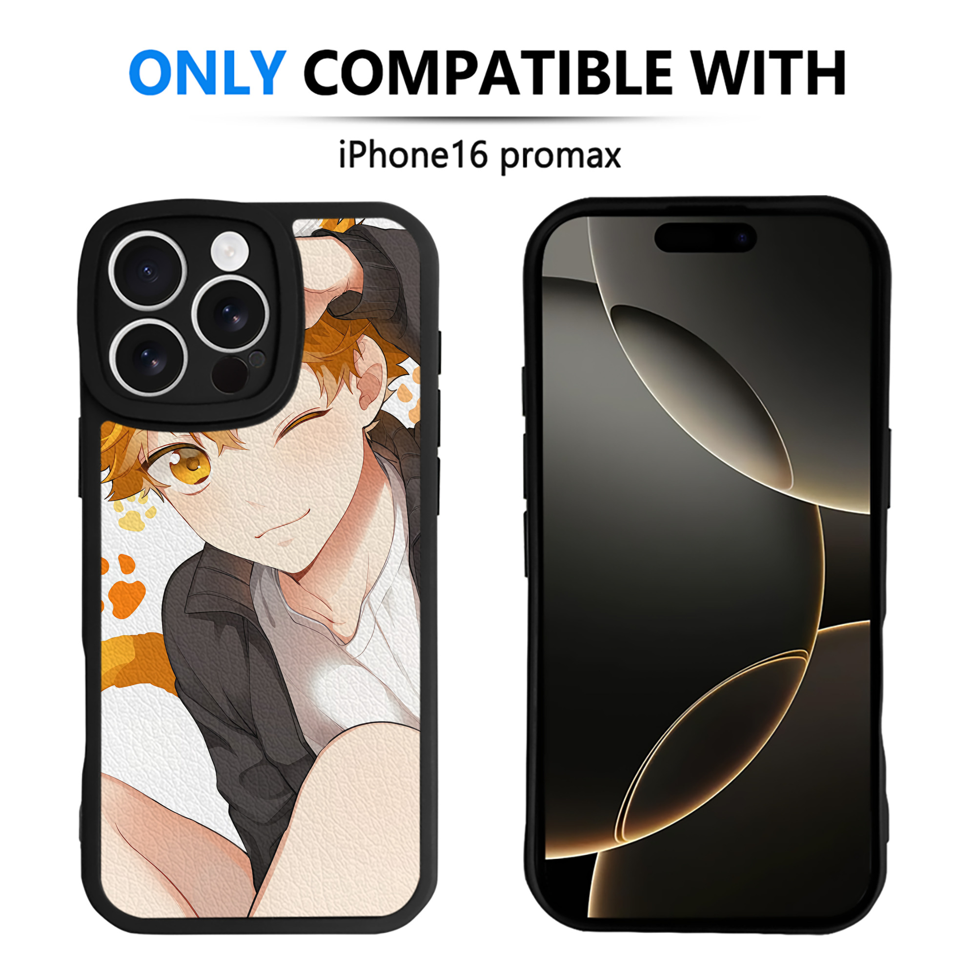 （画像用） ハイキュー!! Haikyu!! 【iPhone 16シリーズ対応】シリコンスマホケース（レザー調） 材質：シリコン